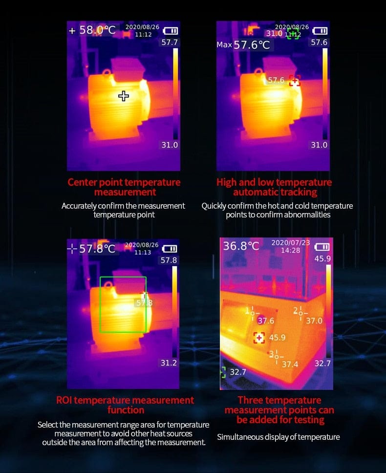 UTi260B Infrared Thermal Imager 256 x192 + Macro Lens thermal vision  BushLine