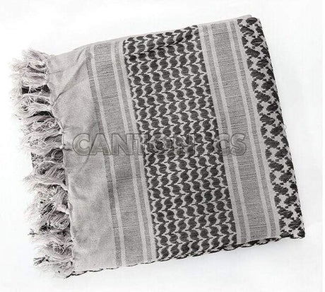 Unisex Cotton Scarves - Bandanna army surplus BushLine Grey