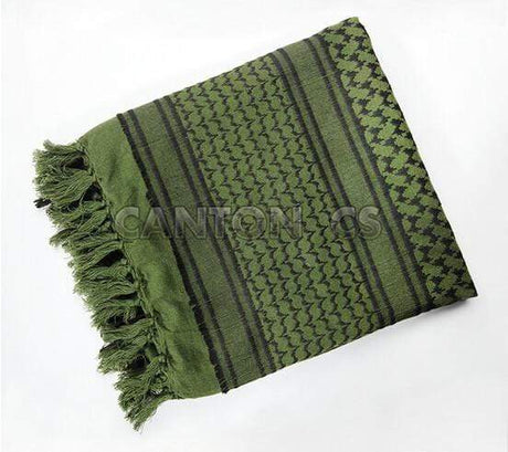 Unisex Cotton Scarves - Bandanna army surplus BushLine Green
