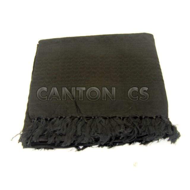 Unisex Cotton Scarves - Bandanna army surplus BushLine Black