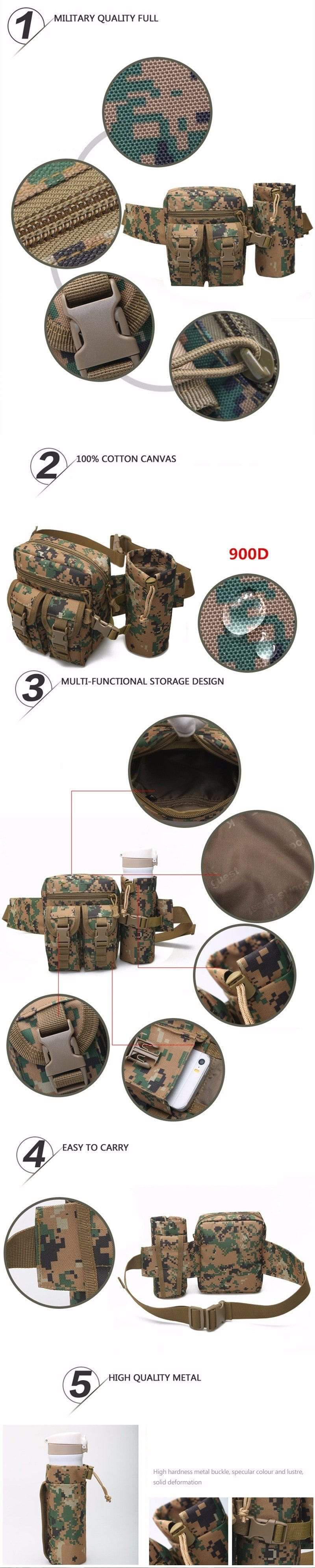 Utility pouch waist pack 900D Molle army surplus  BushLine