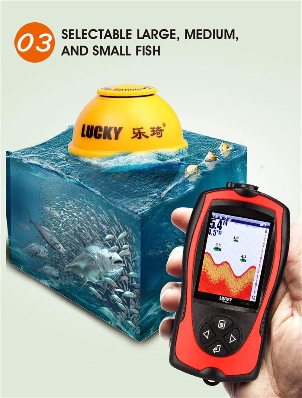 Wireless Fish Finder Sonar 45 meters | BushLine Australia marine  BushLine