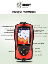Wireless Fish Finder Sonar 45 meters | BushLine Australia marine  BushLine