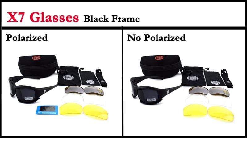 X7 Polarized Glass's 4 Lens Optics  BushLine