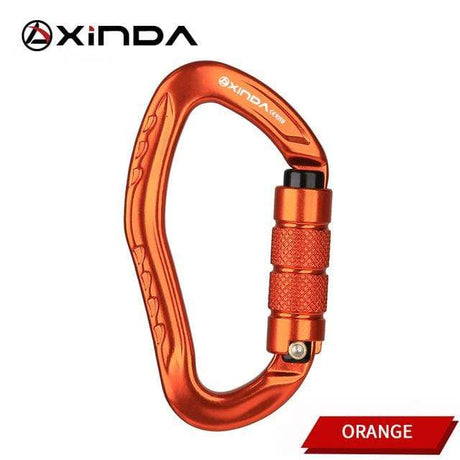 XINDA Professional Rock Climbing Carabiner 22KN 2023 army surplus BushLine Orange