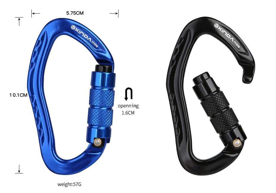 XINDA Professional Rock Climbing Carabiner 22KN 2023 army surplus  BushLine