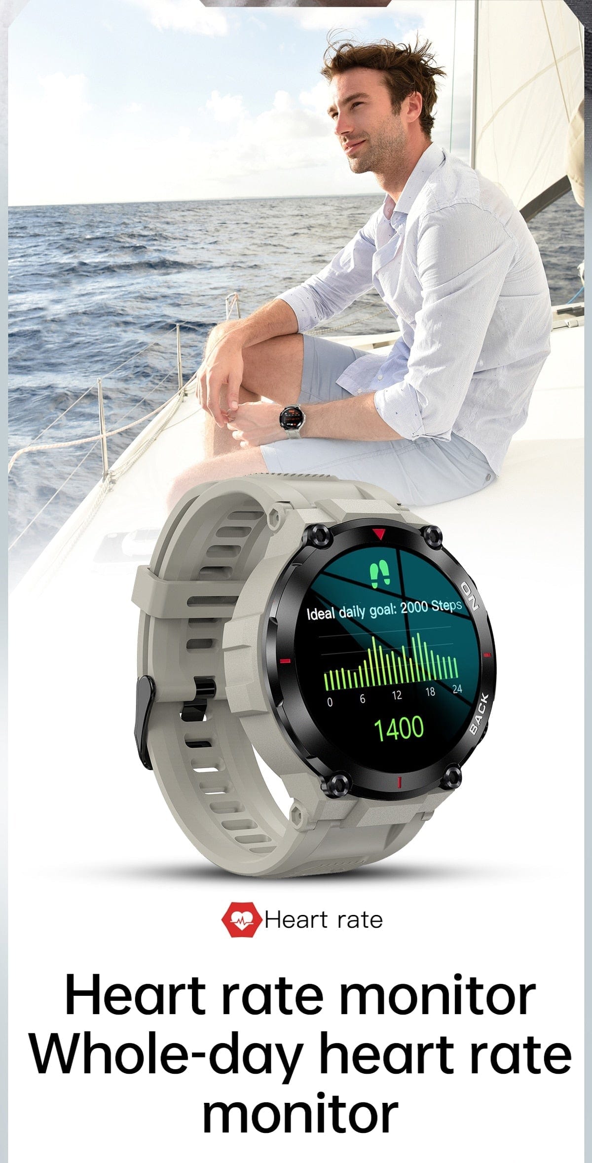Xiaomi GPS Bluetooth GPS Smart Sports Watch 480mAh Battery Watchs  BushLine