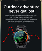 Xiaomi GPS Bluetooth GPS Smart Sports Watch 480mAh Battery Watchs  BushLine