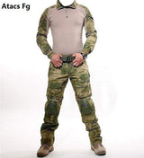 Combat Shirt + Cargo Pants Knee Pads tacticle clothing BushLine Atacs  Fg S 