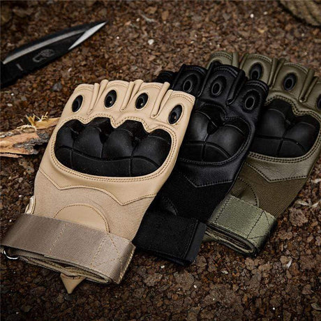 Hand Protection Half Finger Gloves army surplus BushLine   