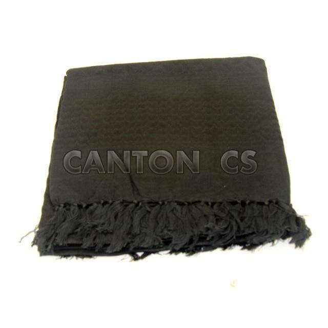 Unisex Cotton Scarves - Bandanna army surplus BushLine Black  