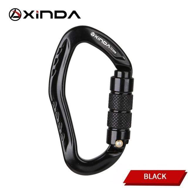 XINDA Professional Rock Climbing Carabiner 22KN 2023 army surplus BushLine Black  