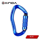 XINDA Professional Rock Climbing Carabiner 22KN 2023 army surplus BushLine Blue  