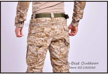 Combat Shirt + Cargo Pants Knee Pads tacticle clothing BushLine   