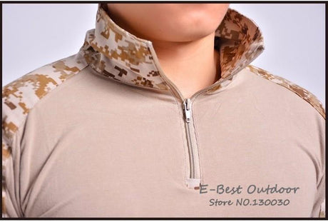 Combat Shirt + Cargo Pants Knee Pads tacticle clothing BushLine   