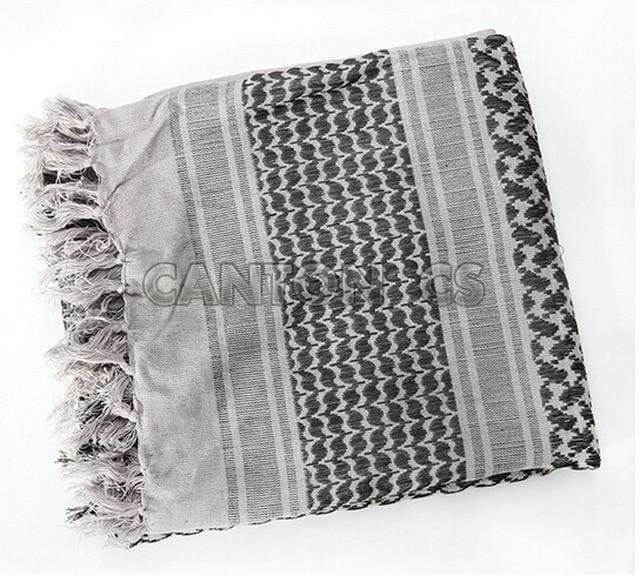 Unisex Cotton Scarves - Bandanna army surplus BushLine Grey  