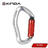 XINDA Professional Rock Climbing Carabiner 22KN 2023 army surplus BushLine Silver  