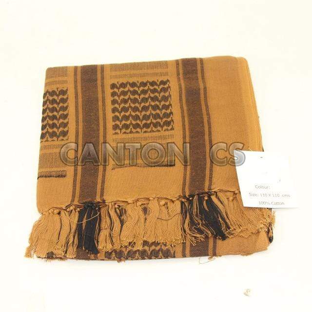 Unisex Cotton Scarves - Bandanna army surplus BushLine Tan  