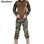 Combat Shirt + Cargo Pants Knee Pads tacticle clothing BushLine Woodland S 