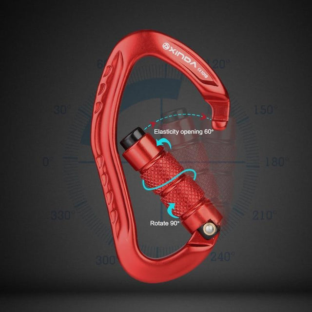 XINDA Professional Rock Climbing Carabiner 22KN 2023 army surplus BushLine   