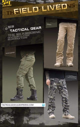 Practical Tactical Outdoor Long Pants tacticle clothing BushLine   