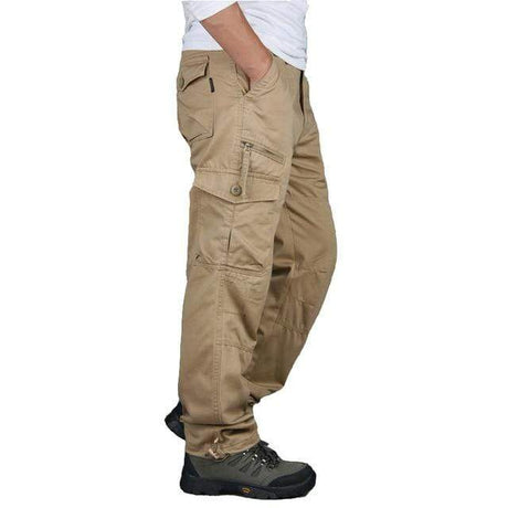 Tactical Work Casual Cargo Long Leg Pants Clothing BushLine Khaki XL 