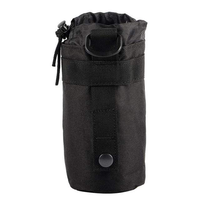 Utility Water Bottle Pouch Helmet & Pack Accessories BushLine Black  