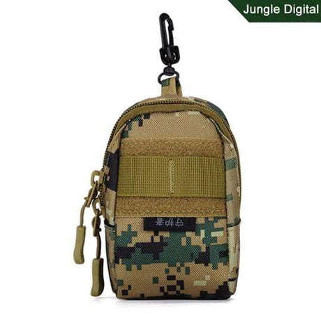 Camera Utility Pouch (Molle) Belt or Bag Helmet & Pack Accessories BushLine Jungle Digital  