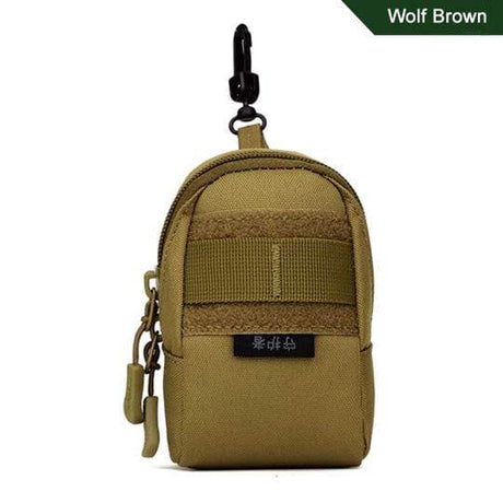 Camera Utility Pouch (Molle) Belt or Bag Helmet & Pack Accessories BushLine Wolf Brown  