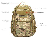 WOLF Outdoor Backpack 1000D Molle - 4 colours Helmets & Packs BushLine   