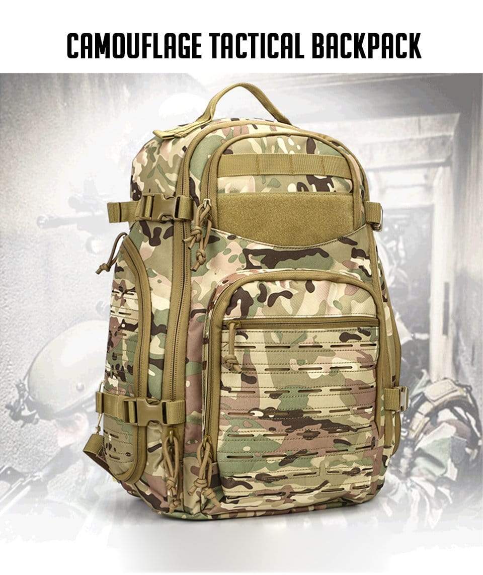 WOLF Outdoor Backpack 1000D Molle - 4 colours Helmets & Packs BushLine   