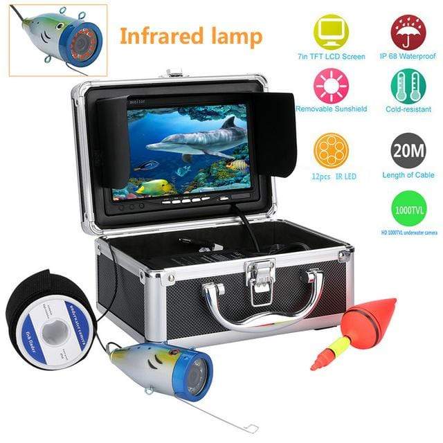 Underwater Fishing Video Camera HD 2023 marine BushLine IR LED 30M Cable  