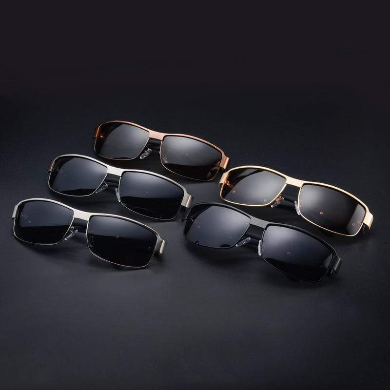 Pilot Polarized Sunglasses  + Case Optics BushLine   