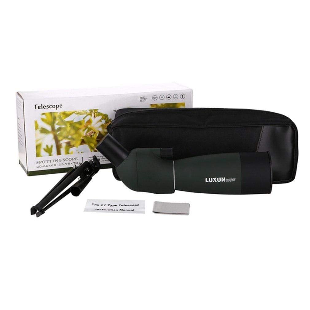 20-60x60 & 25-75x70 Spotting Monocular Telescope Optics BushLine