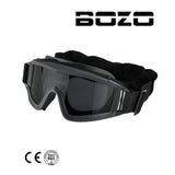 Tactical Goggle / Eye Protection with 3 Lens safety BushLine   