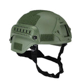 MICH 2000 Tactical Sports Extreme Helmet Helmets & Packs BushLine Green  