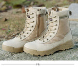 Mens Tactical Boots Breathable Leather & Mesh army surplus BushLine   