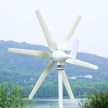 400W  Horizonal Wind Power Generator solar power BushLine 24V 6 blades, 400W 