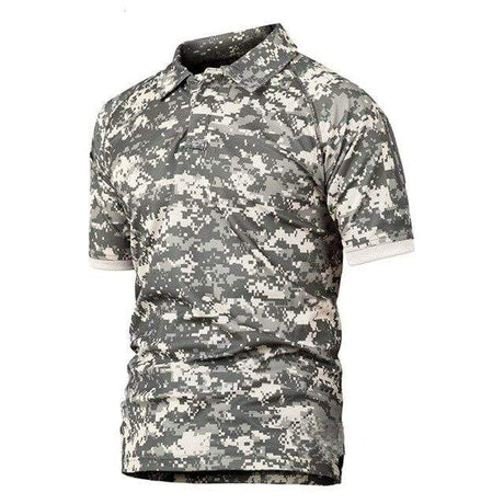 Camo Polo Shirt - Quick-drying, Breathable tacticle clothing BushLine ACU S 