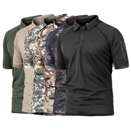 Camo Polo Shirt - Quick-drying, Breathable tacticle clothing BushLine   