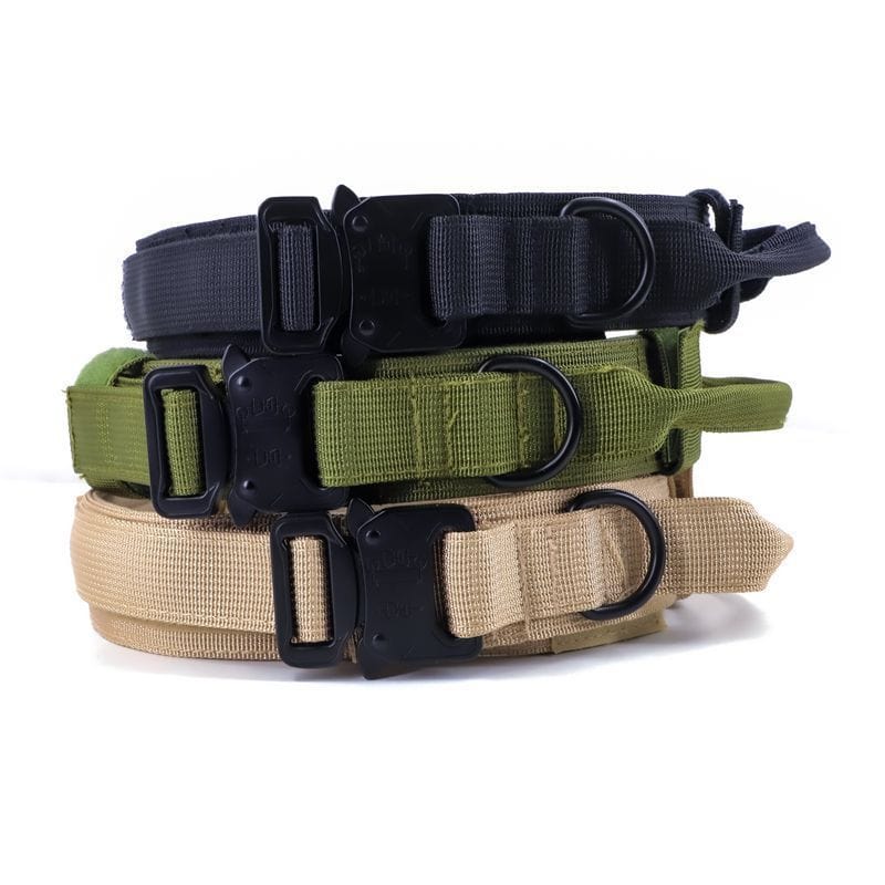 Adjustable Tactical Dog Collar Dog Stuff BushLine   