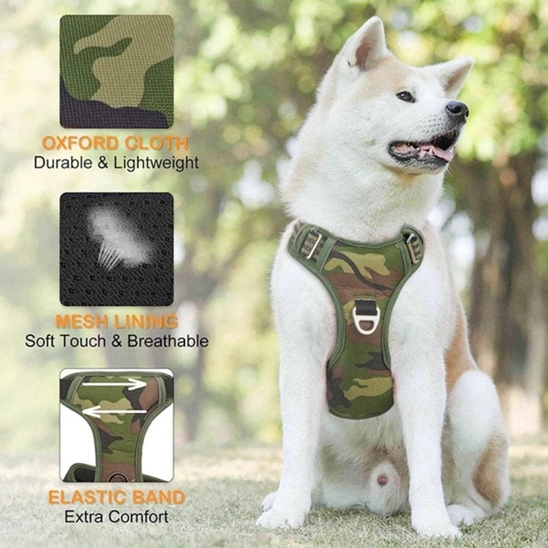 Dog Harness Adjustable Large & Medium Dog Stuff BushLine   