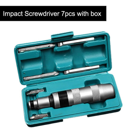 Heavy Duty Impact Hammer Screwdriver tools BushLine 7pcs with box  