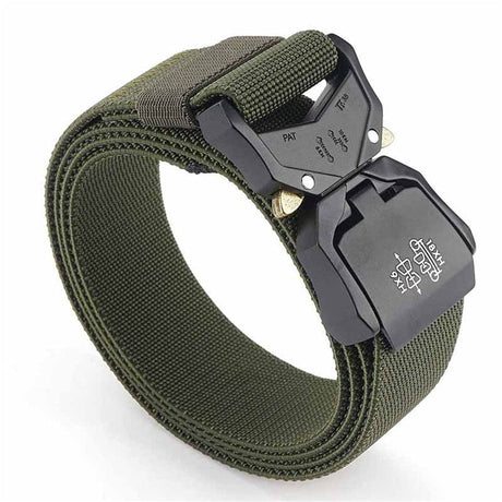 Belt Aluminum Belts Quick Release Belt 2023 tacticle clothing BushLine Army Green Belt A 100cm 