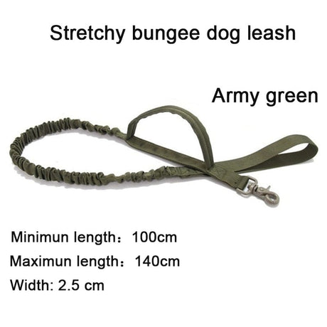 Tactical Dog Vests non pull Leads and Packs 2023 Dog Stuff BushLine Army green rope M 