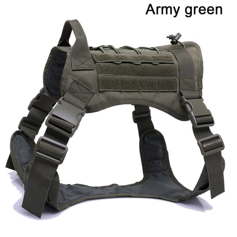 Dog Vests non pull Leads and Packs Dog Stuff BushLine Army green Straps M 