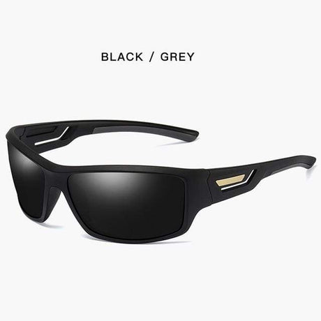 Polarized Sunglasses Designer Travel Tacticle Driving Anti-UV SunGlasses BushLine Black-gray  
