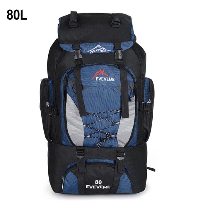 90L and 80L Hiking Camping Backpack BackPacks BushLine 80L Navy Bag  