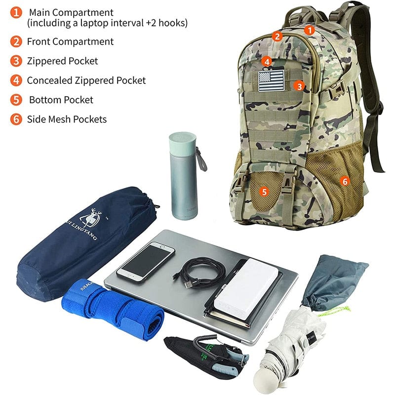 35ltr Backpack Adventure Tactical 9 designs BackPacks BushLine