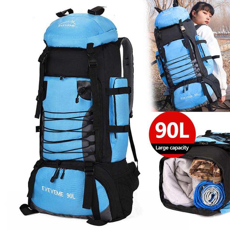 90L and 80L Hiking Camping Backpack BackPacks BushLine   